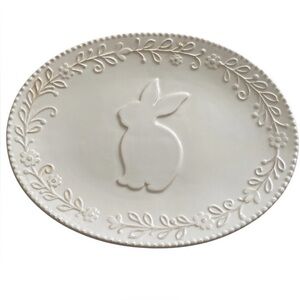 NWT Pier 1 imports THE BUNNY OVAL SERVING PLATTER 11”x15”  Porcelain easter